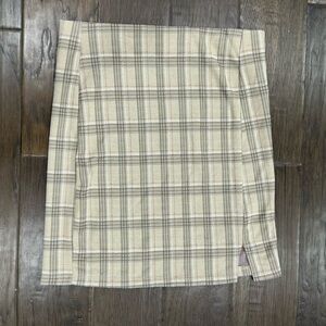 Antistar Plaid Mini Skirt